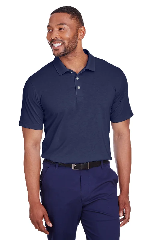 Extra Savings Puma Mens Fusion Performance Moisture Wicking Short Sleeve Polo Shirt - Peacoat Blue Extra Savings Puma Mens Fusion Performance Moisture Wicking Short Sleeve Polo Shirt - Peacoat Blue