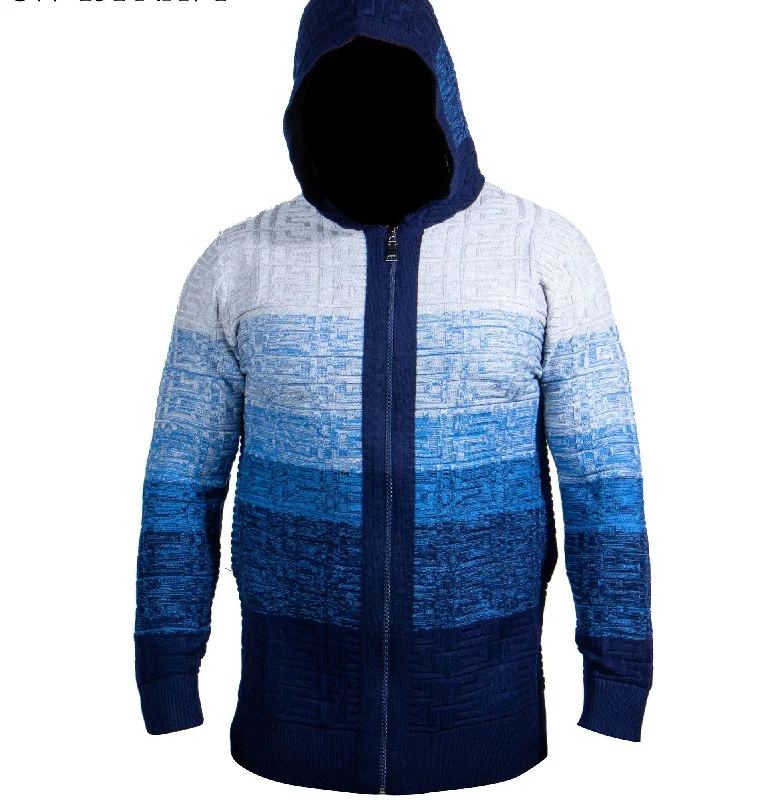 Seasonal Sale Prestige SW-484 Full Zip Hooded Sweater Navy