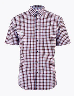 Limited Quantity Pure Cotton Checked Shirt