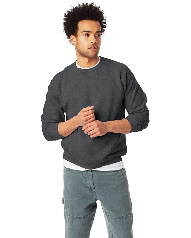 Hanes 50/50 Crewneck Sweatshirt | Charcoal Heather