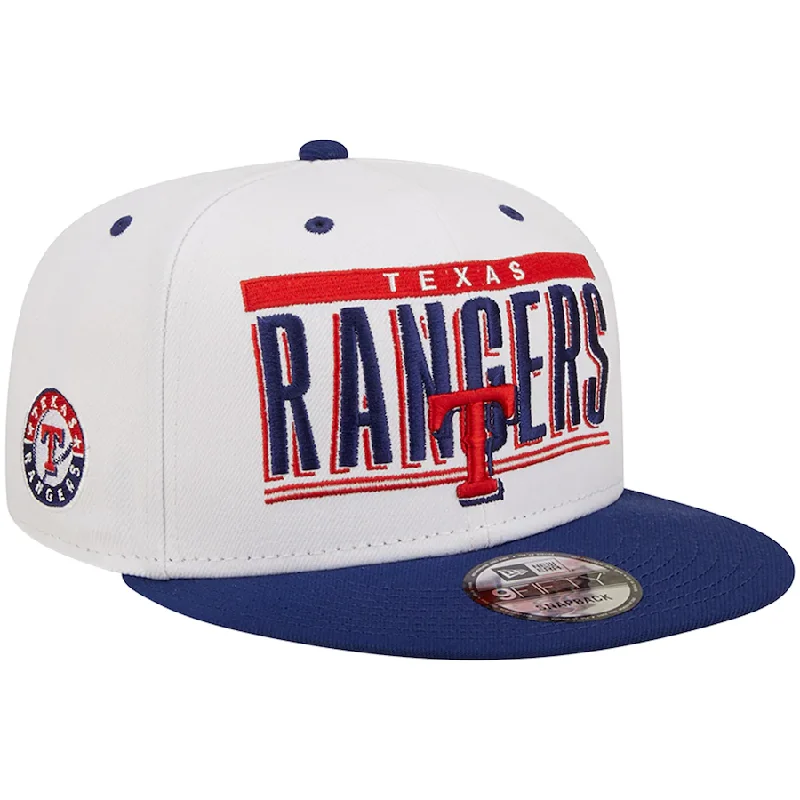 Weekend Savings Delight New Era Texas Rangers Retro Title 9FIFTY Snapback Hat - White/Royal Weekend Savings Delight New Era Texas Rangers Retro Title 9FIFTY Snapback Hat - White/Royal