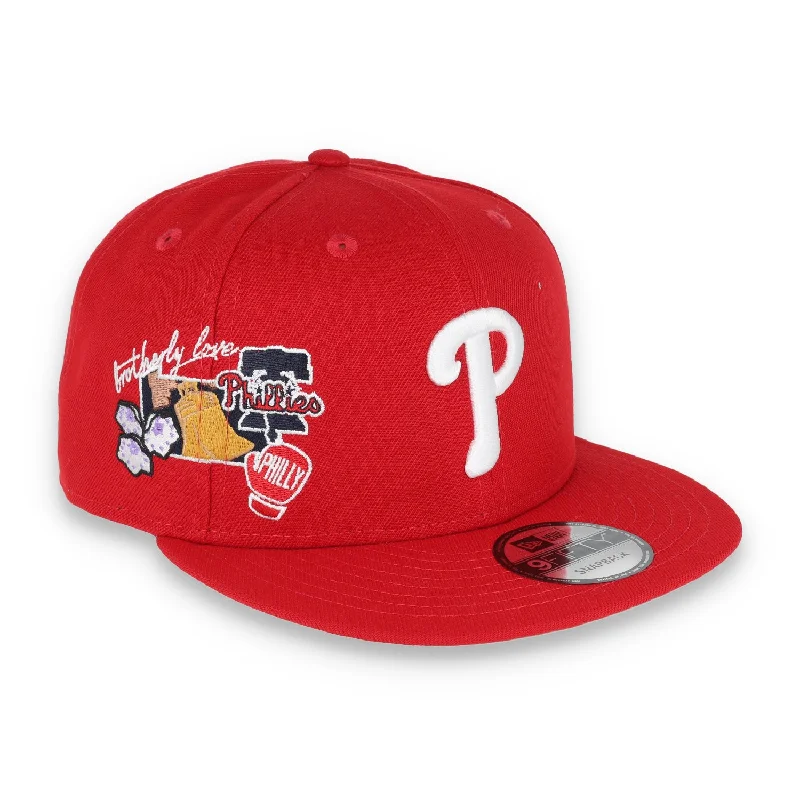 Lowest Price New Era Philadelphia Phillies Icon E1 9Fifty Snapback Hat-Red