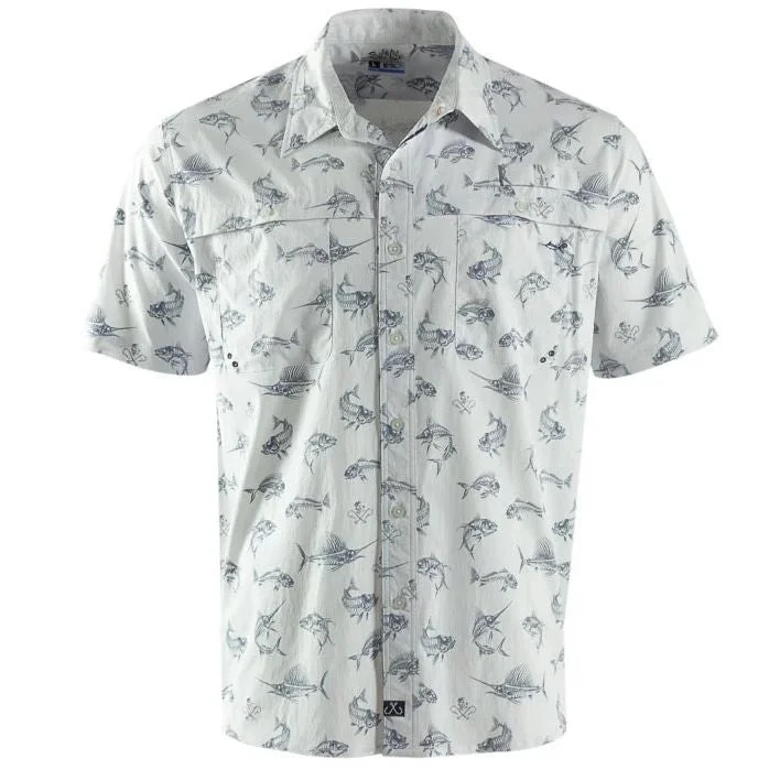 Super Discount Salt Life Short Sleeve Men's Woven Shirts