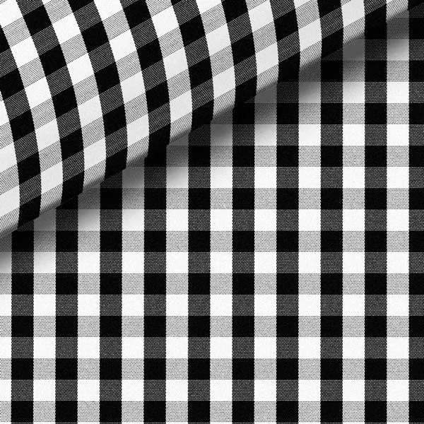 Black Check Broadcloth Dress Shirt