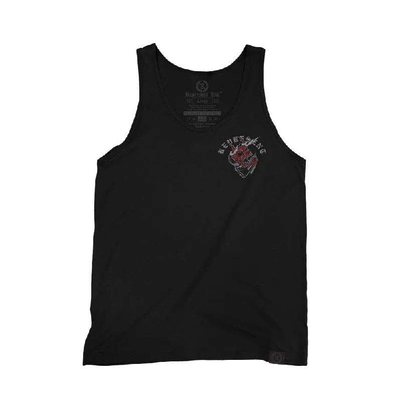 Brushed Ninja Samurai Tank Top [BLACK]