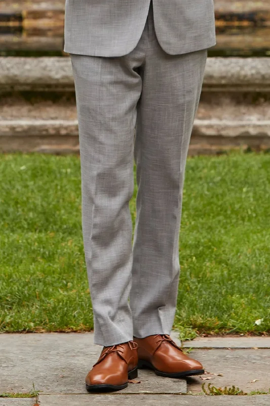 Savings Galore "Sharkskin" Black & White Plain Front Pants
