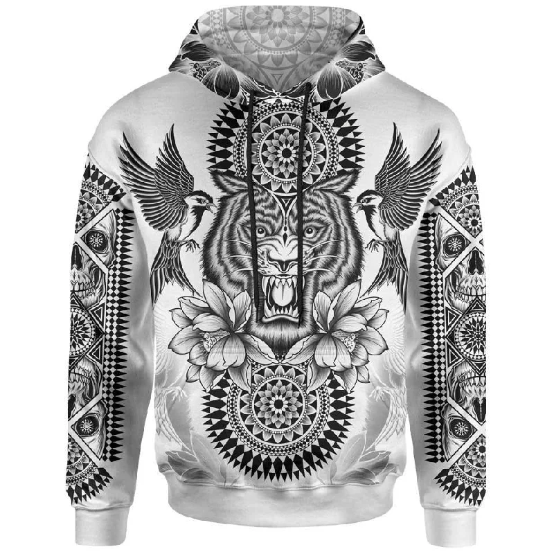 Shop and Save Tribal Tiger Pullover Hoodie