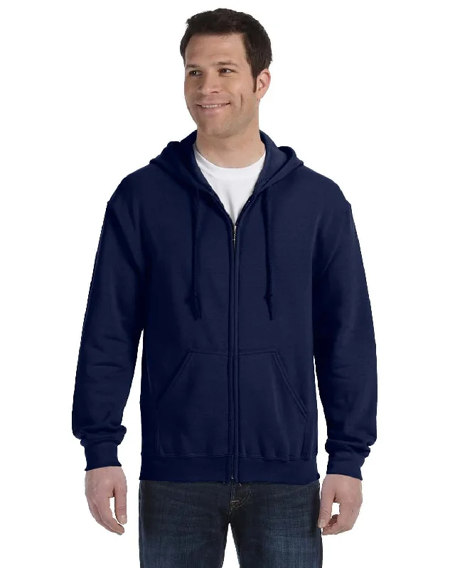 Low Cost Gildan Heavy Blend 50/50 Full-Zip Hooded Sweatshirt | Navy