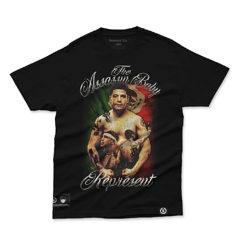 Brandon Moreno VINTAGE Heavyweight Tee [BLACK] UFC MEXICO CITY