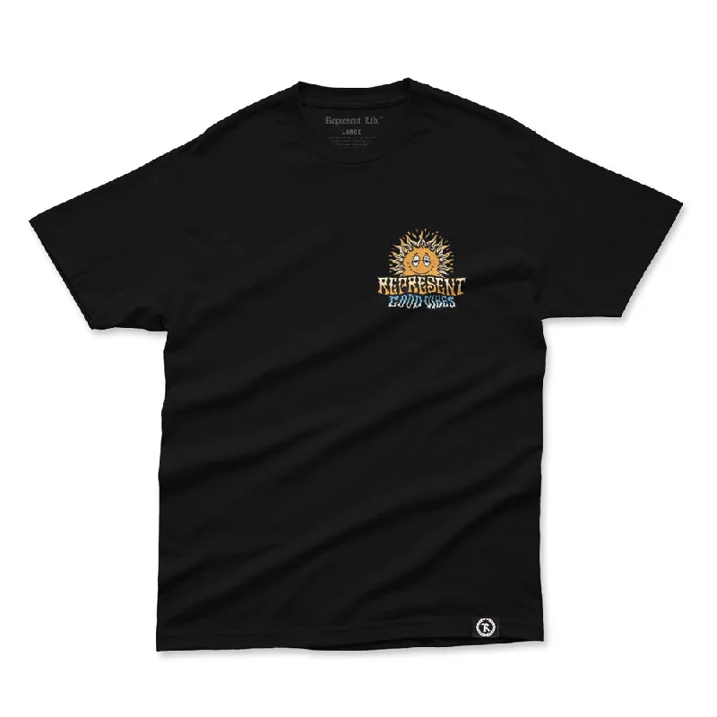 Good Vibes Heavyweight Oversized Tee [BLACK]