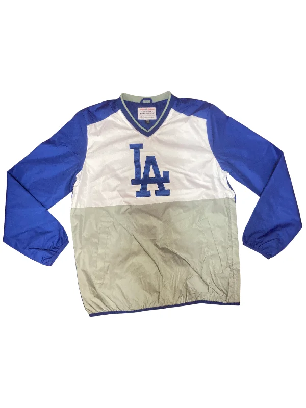 Deal of the Day Los Angeles Dodgers 49ERS G-III Home Team V-Neck Pullover - Blue/Grey/White Deal of the Day Los Angeles Dodgers 49ERS G-III Home Team V-Neck Pullover - Blue/Grey/White