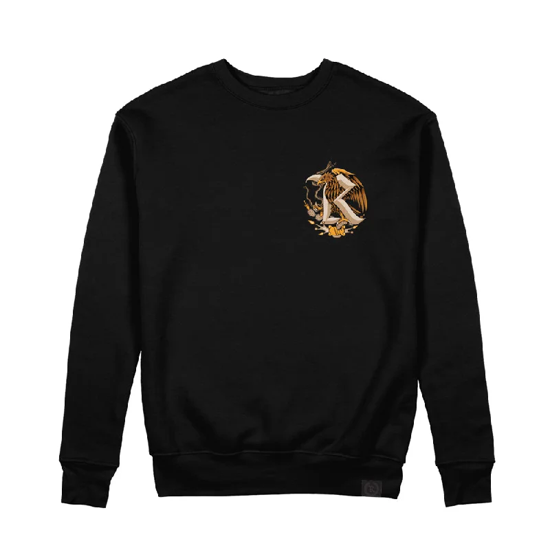 Si Somos Crewneck Sweatshirt [BLACK] SHADES OF BROWN COLLECTION