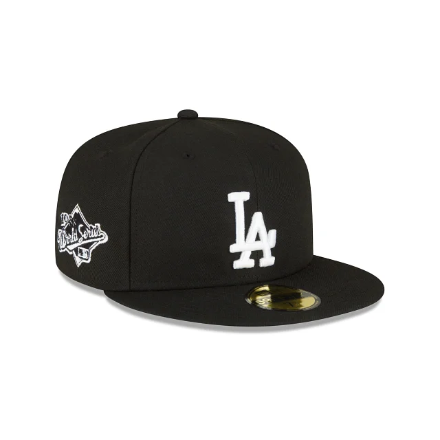 Weekend Deals That Wow New Era Los Angeles Dodgers 1988 World Series Side Patch FITTED 59FIFTY-BLACK AND WHITE Weekend Deals That Wow New Era Los Angeles Dodgers 1988 World Series Side Patch FITTED 59FIFTY-BLACK AND WHITE