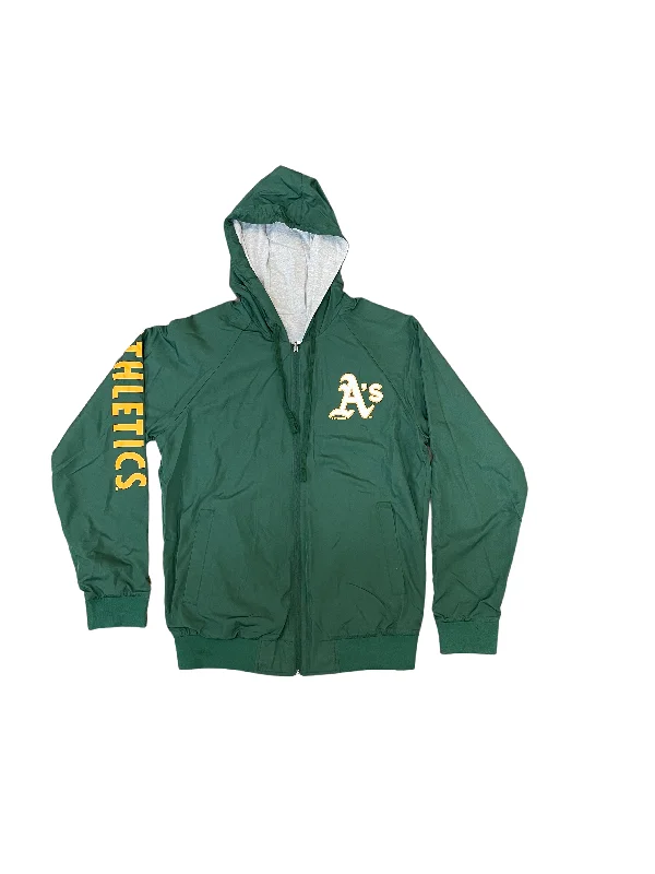 Mega Deal GIII Oakland Athletics Wild Pitch Full Zip Reversible Jacket