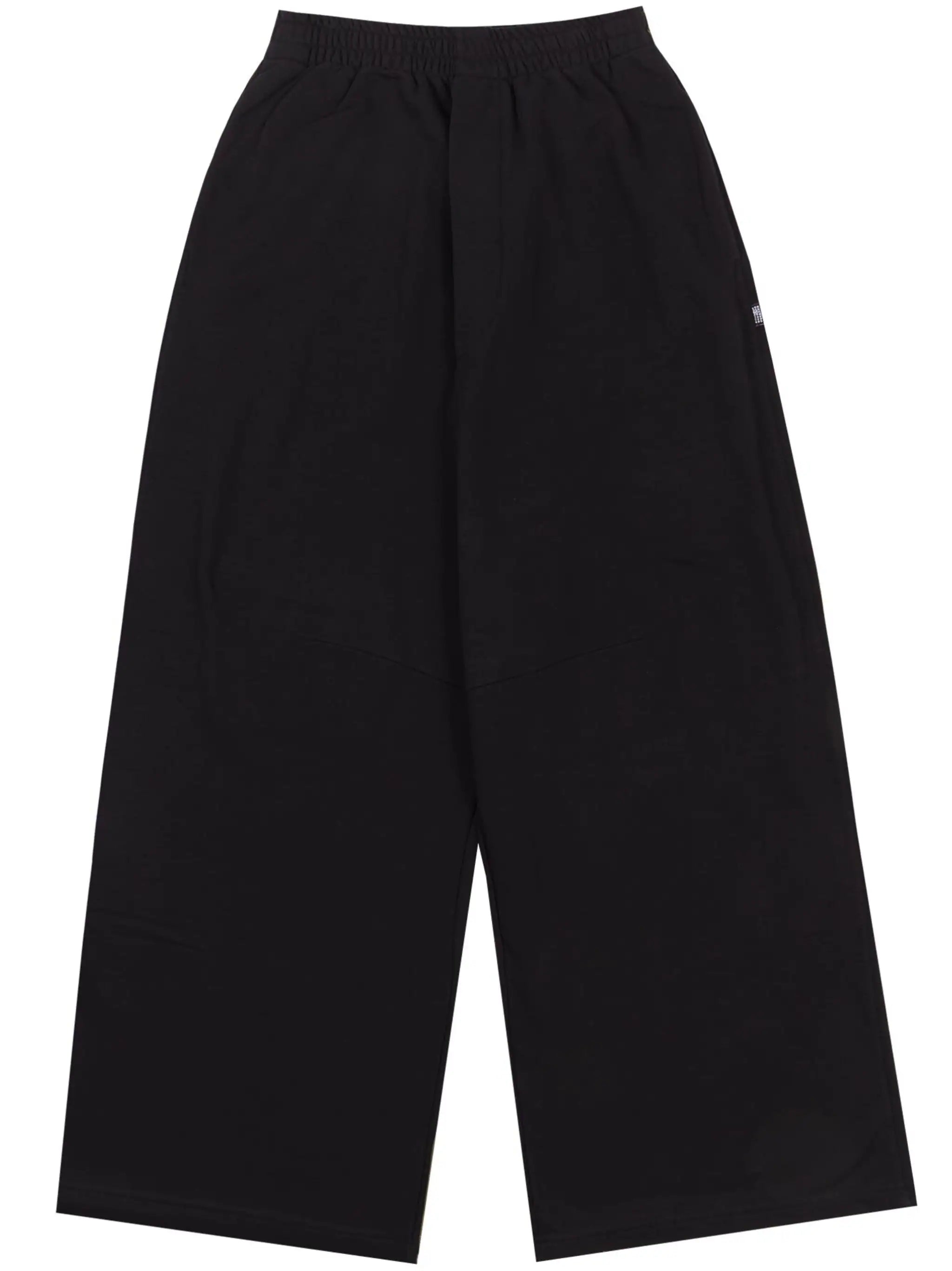 Wide-Leg Jersey Track Pants