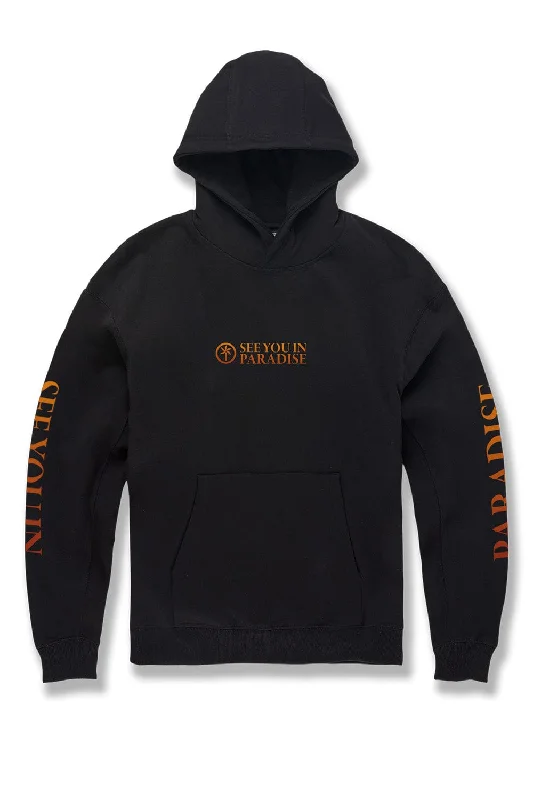 Great Bargains See You In Paradise Pullover Hoodie (Black)