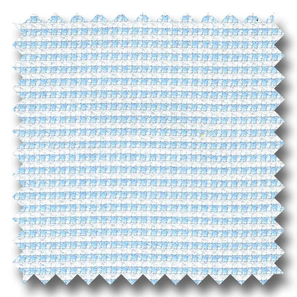 Special Price Royal Dot Baby Blue and White - Custom Dress Shirt