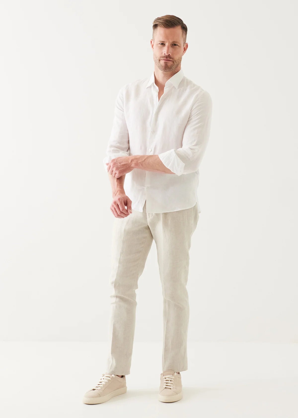 Grain Italian-made Linen Pant - PATRICK ASSARAF