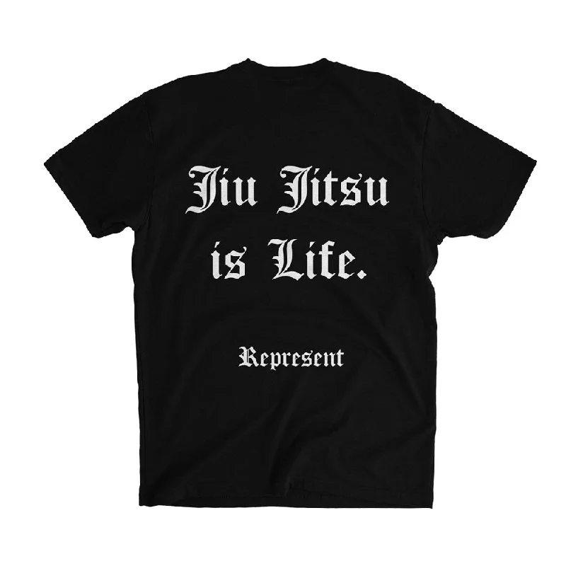 Jiu Jitsu Is Life Signature Tee [BLACK] JIU JITSU DEPT.