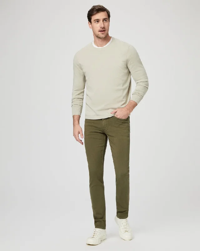 Lennox - Courtyard Green Slim Fit Five Pocket Pants - PAIGE