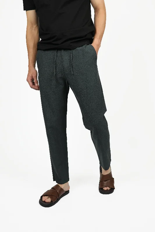 Now or Never Licorice Linen Relaxed Waist Pant