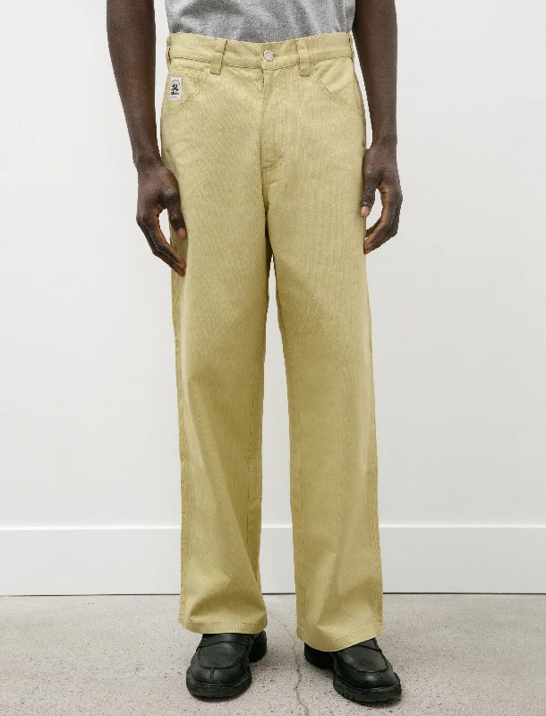 Extra Discount Herringbone Knolly Brook Trouser Green