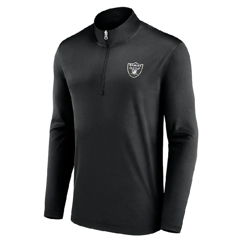 Quick Sale Fanatics Branded Men's Las Vegas Raiders Underdog Quarter-Zip Jacket - Black Quick Sale Fanatics Branded Men's Las Vegas Raiders Underdog Quarter-Zip Jacket - Black