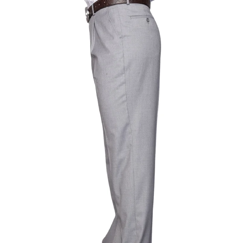 Weekend Savings Fiesta Dubhe Collection: Grey Pleated Wool Pants