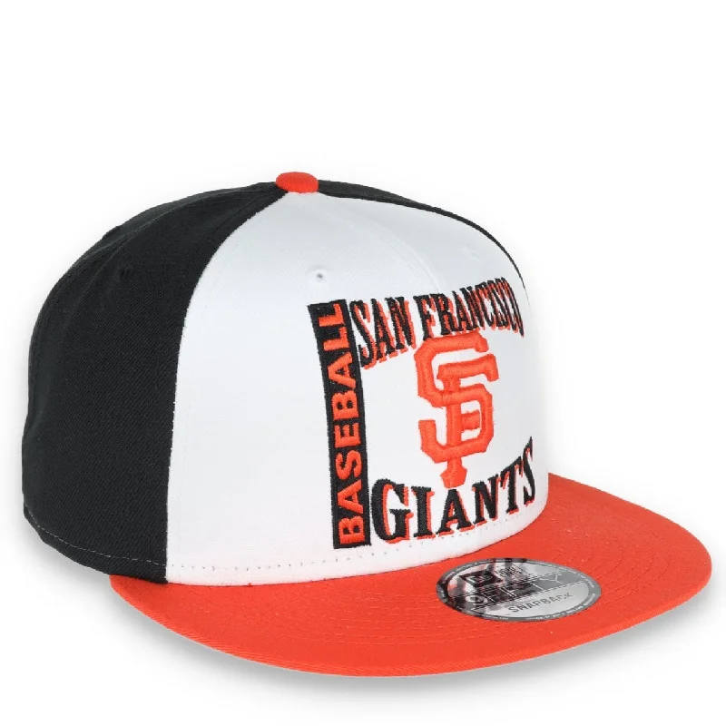 Online Exclusive New Era San Francisco Giants Retro Sport 9FIFTY Snapback Hat - White/Black