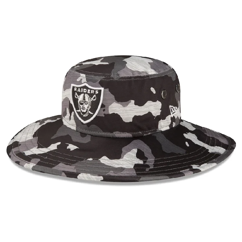 Unwind with Weekend Discounts Men's Las Vegas Raiders New Era Camo 2022 NFL Training Camp Official Panama Bucket Hat Unwind with Weekend Discounts Men's Las Vegas Raiders New Era Camo 2022 NFL Training Camp Official Panama Bucket Hat