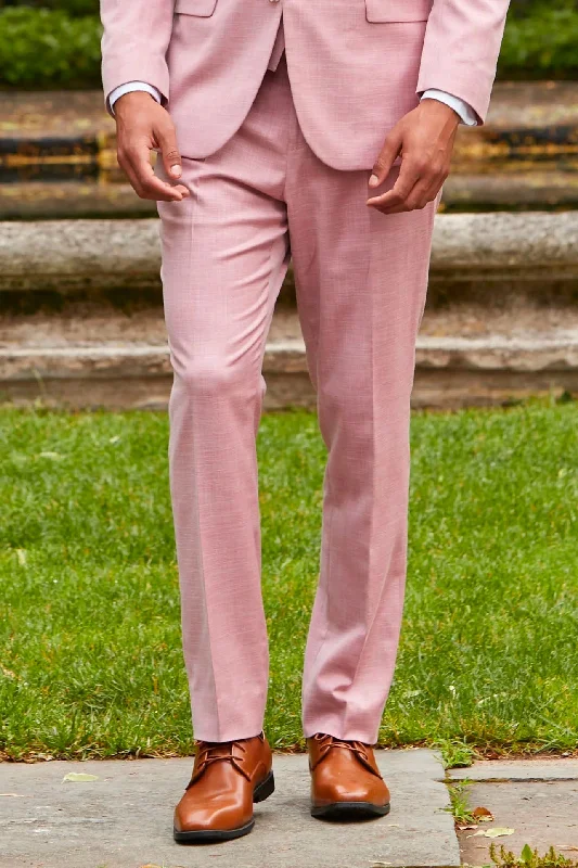 Super Sale "Sharkskin" Rose Plain Front Pants