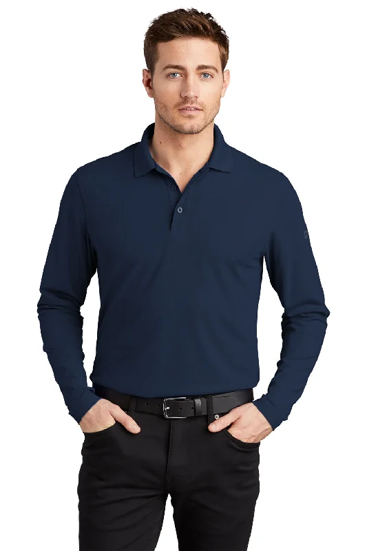 Weekend Savings Sensation Ogio Mens Caliber 2.0 Moisture Wicking Long Sleeve Polo Shirt - Navy Blue Weekend Savings Sensation Ogio Mens Caliber 2.0 Moisture Wicking Long Sleeve Polo Shirt - Navy Blue