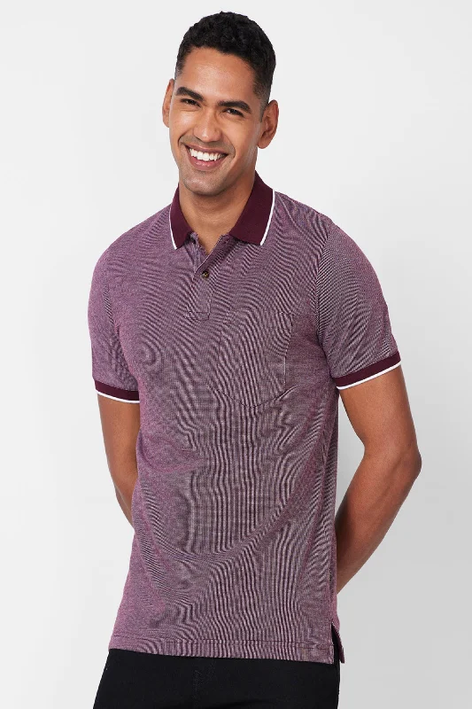 Weekend Deals That Dazzle Jacquard Texture Polo