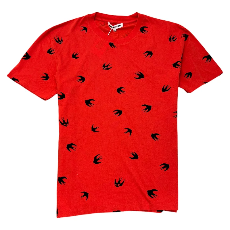 Men's Swallow Logo T-Shirt Red Size L