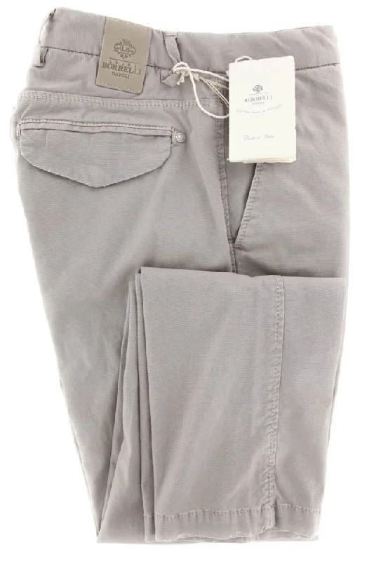 Shop Now Luigi Borrelli Beige Pants - 33 US / 49 EU