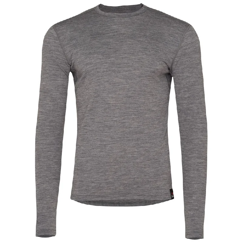 Sneak Peek Sale Mens Merino 180 Long Sleeve Crew (Charcoal)