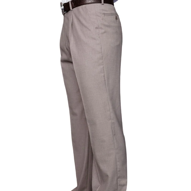 Weekend Savings Bonanza Dubhe Collection: Tan Pleated Wool Pants
