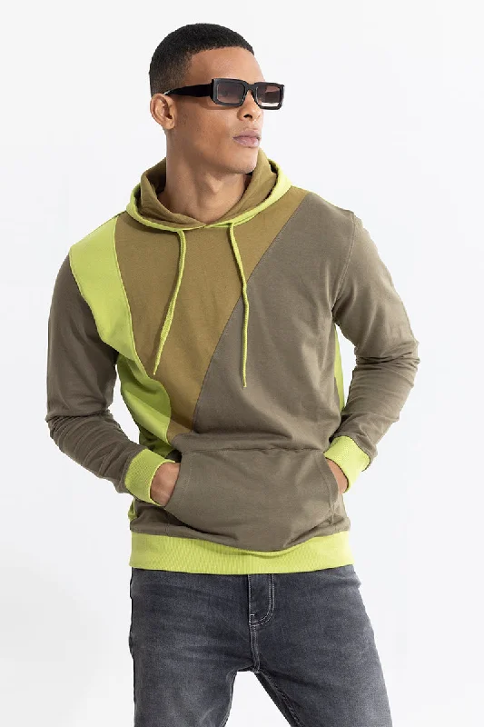 Weekend Bargains to Cherish Fusionic Green Hoodie