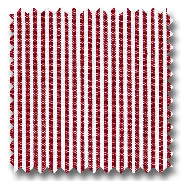 Weekend Deals That Spark White with Red Bengal Stripe Pinpoint - Custom Dress Shirt Weekend Deals That Spark White with Red Bengal Stripe Pinpoint - Custom Dress Shirt