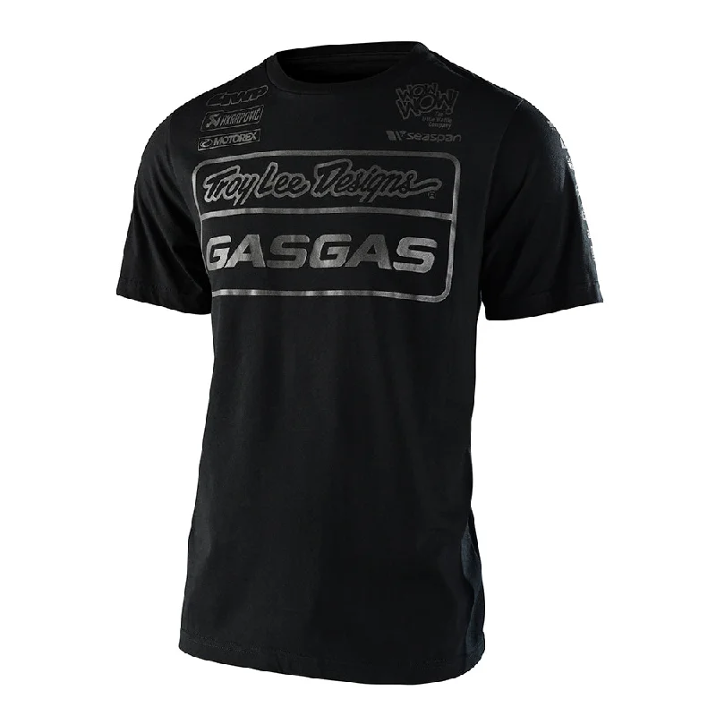 New Arrival Short Sleeve Tee TLD GasGas Team Black Reflective