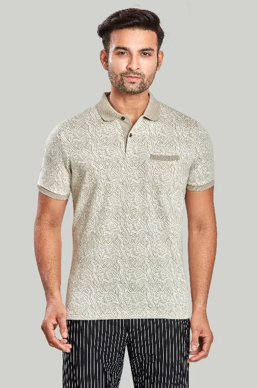 Weekend Deals to Make You Smile Jacquard Texture Polo