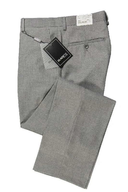 Weekend Special "Bradley" Heather Grey Luxury Wool Blend Suit Pants