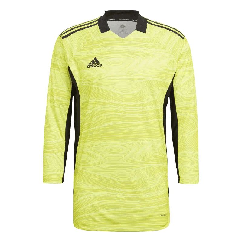 Deal Dash Adidas Condivo 21 Long Sleeve Goalkeeper Jersey - Acid Yellow