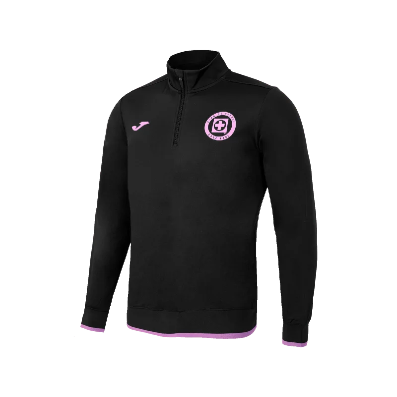 Mega Sale JOMA CRUZ AZUL 1/4 ZIP TRAINING TRACK JACKET-BLACK