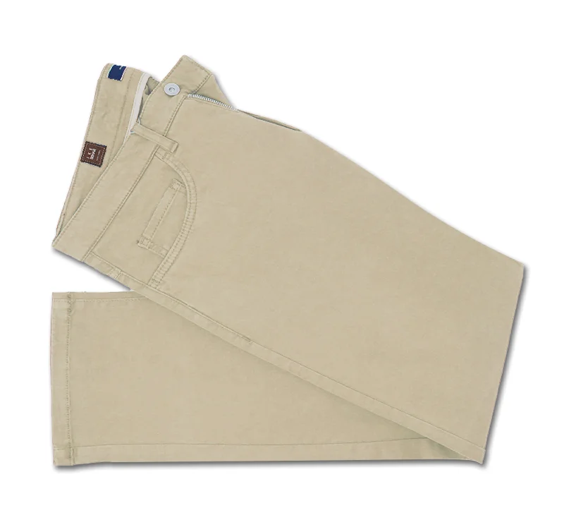 Weekend Discounts to Savor Khaki Techno-Stretch Sateen 5 Pocket Pants
