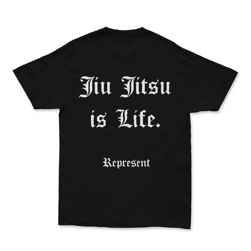 Jiu Jitsu Is Life Heavyweight Tee [BLACK] JIU JITSU DEPT.