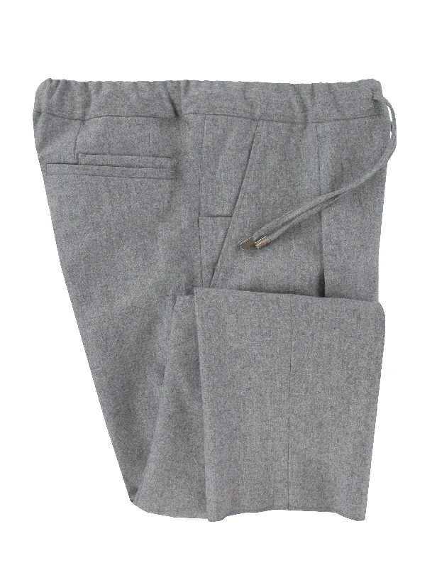 Weekend Bargains to Savor Mandelli Light Gray Pants