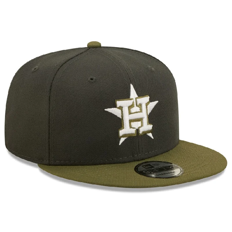 Price Cut New Era Houston Astros 2-Tone Color Pack 9FIFTY Snapback Hat-Grey/Olive