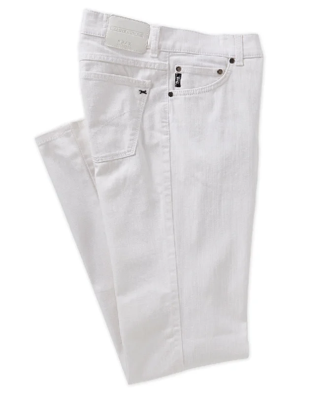 Brax Masterpiece White Stretch Denim Jean