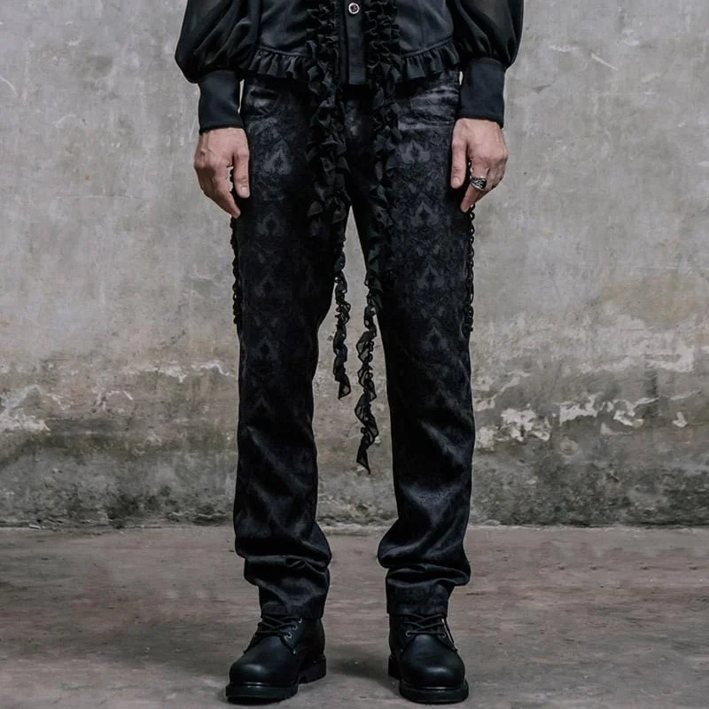 Price Reduction Men's Vintage Brocade Trousers